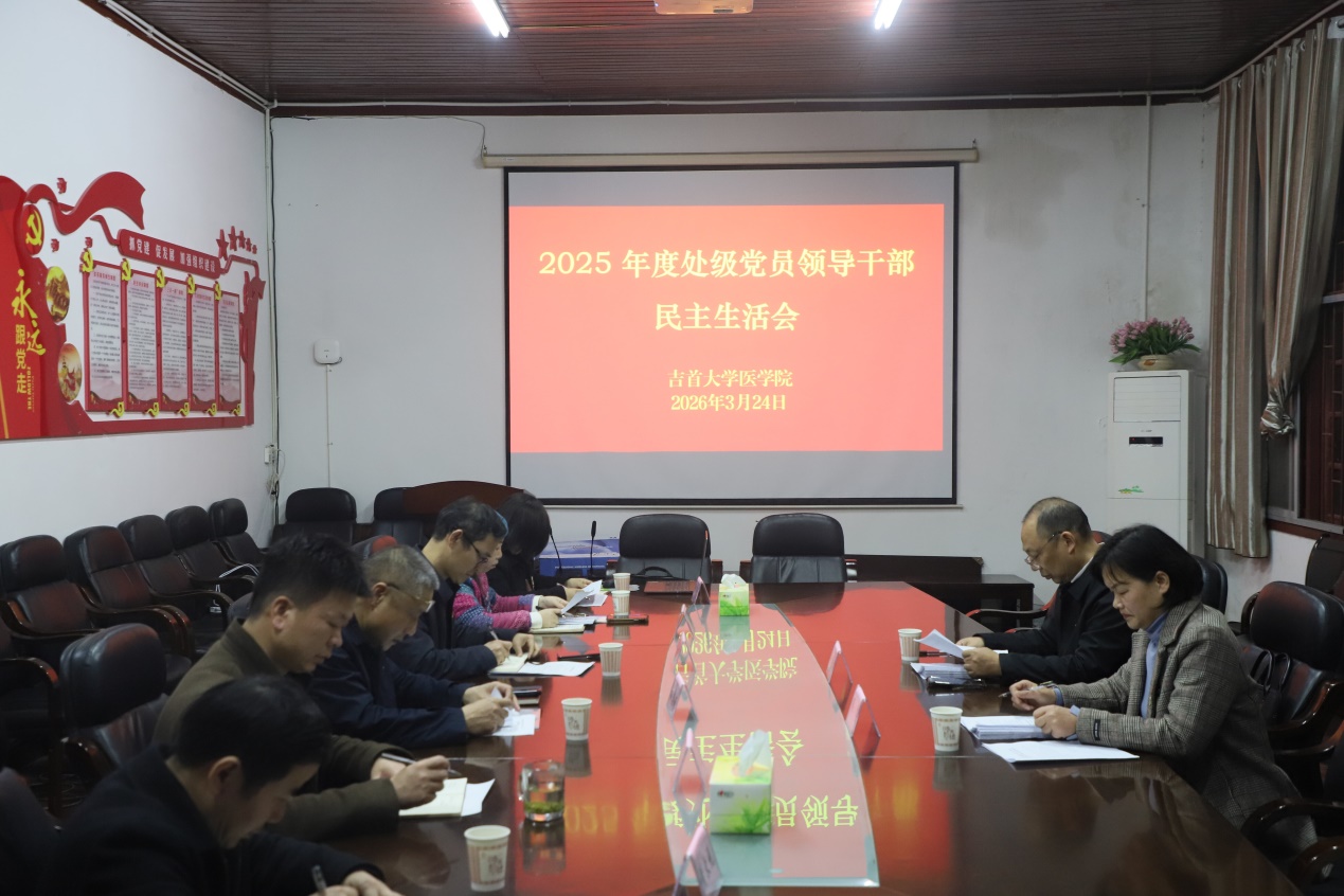 yl6809永利YL集团召开2025年度处级党员领导干部民主生活会